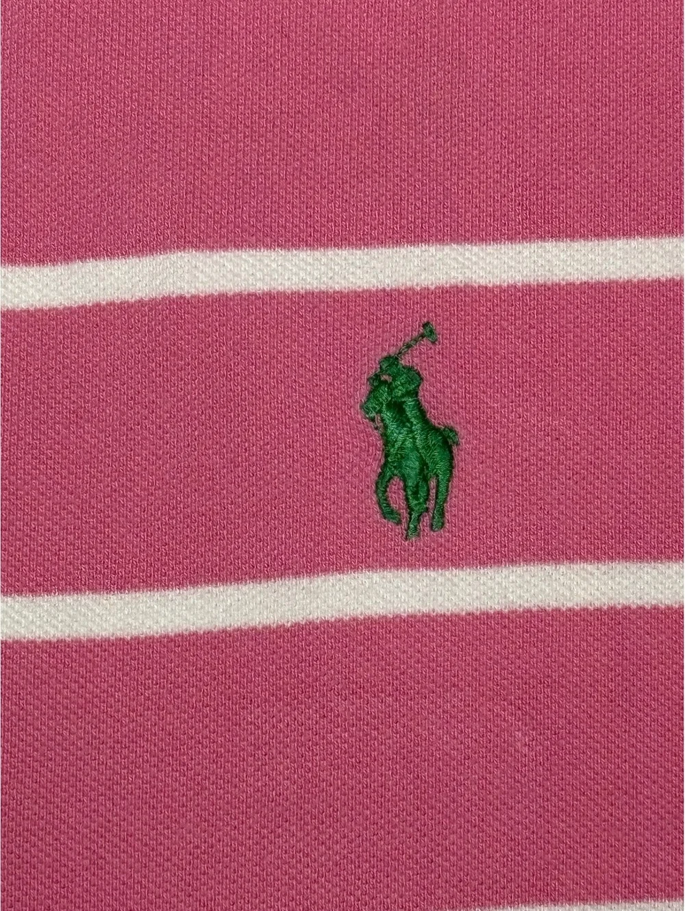 Polo Ralph Lauren Pink Striped Polo Shirt 4XB Big Size